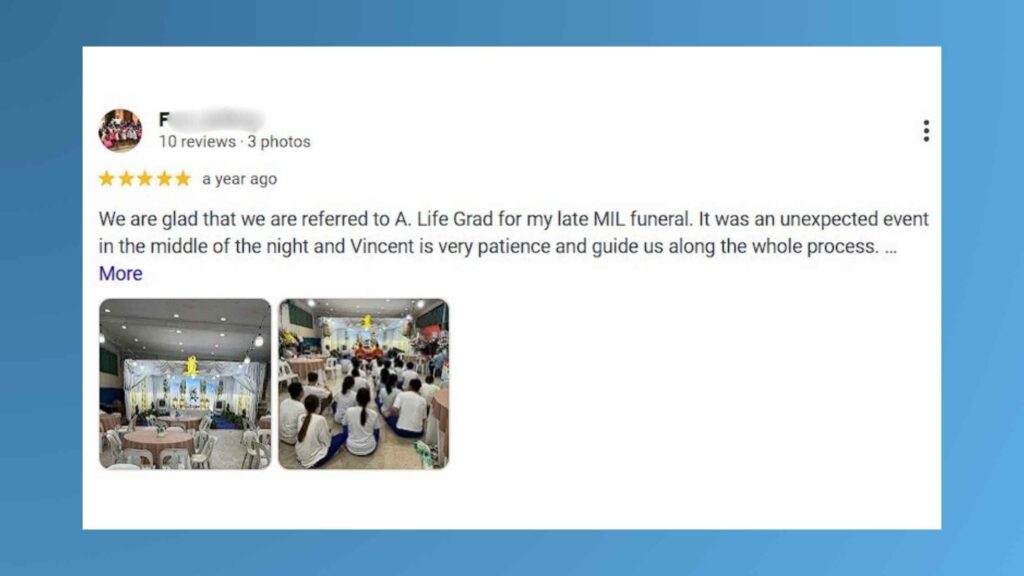 alifegrad funeral services review 1 funeral service singapore