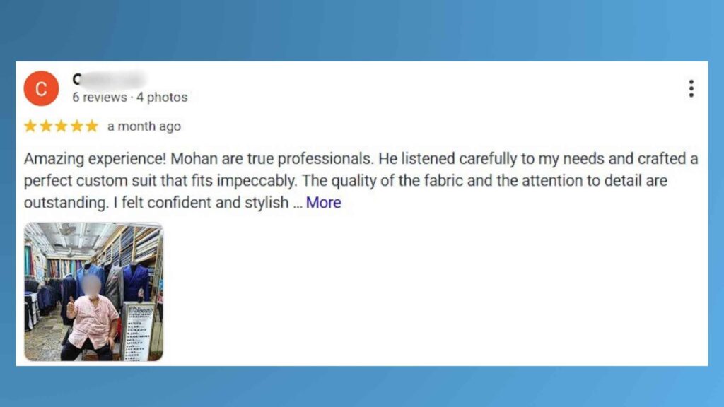 mohans custom tailors review 1 tailor singapore